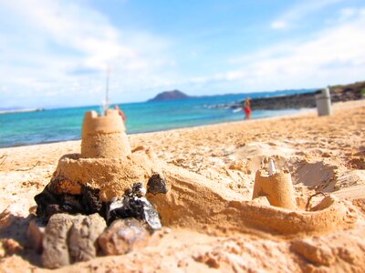 Sand beach sand sculpture