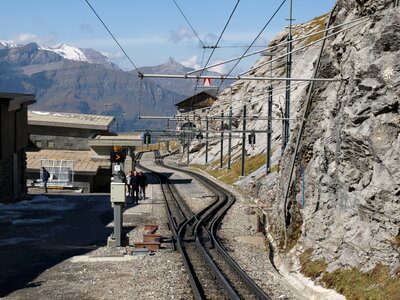 Eigergletscher train station photo