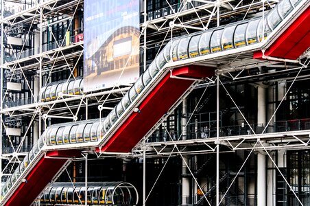 Center pompidou building facade photo