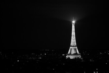 Lighting paris france photo