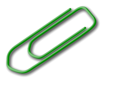 Illustration Of A Paper Clip