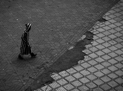 Man path person