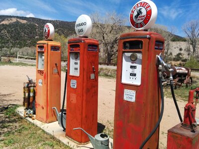 Gas vintage retro