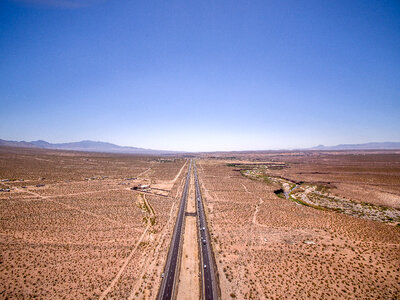 Desert Highway Arizona, USA photo