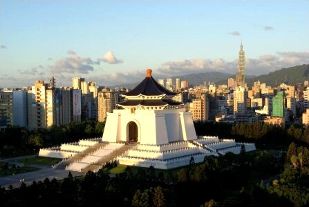 Chiang Kai-Shek Memorial in Taipei, Taiwan photo