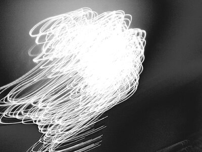 Light movement black and white