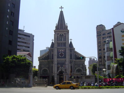 Holy Rosary Cathedral in Kaohsiung, Taiwan photo