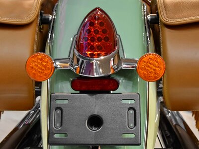 Detail luxury motorcycle