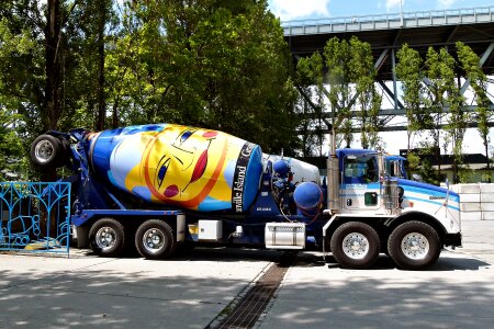 Truck colorful painting