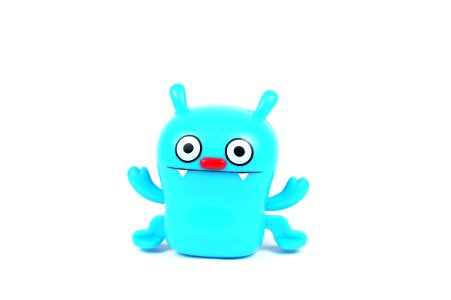 Toy blue monster