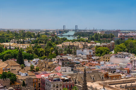 Skyline view of Seville from Giralda