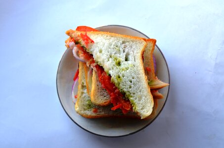 Vegetable Sandwich 2 photo