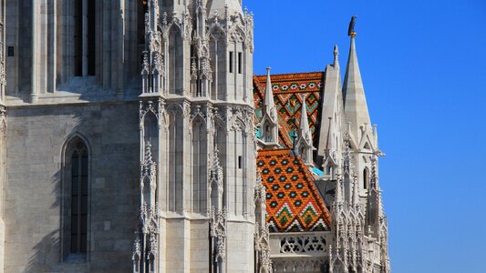 Budapest matthias church architecture photo