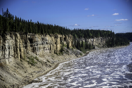 The Cliffs and Scenery on the Hay River