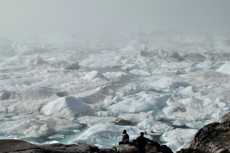 Greenland. Ilulissat. Ice field photo