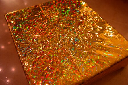 Sparkling packed gift
