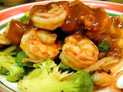 Prawn teriyaki 