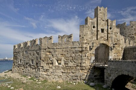 Gate of Saint Paul, Old Town Rhodes Greece photo