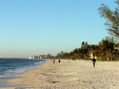 Landscape and coastline of Bonita in Florida