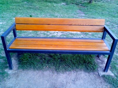 Bank park wooden