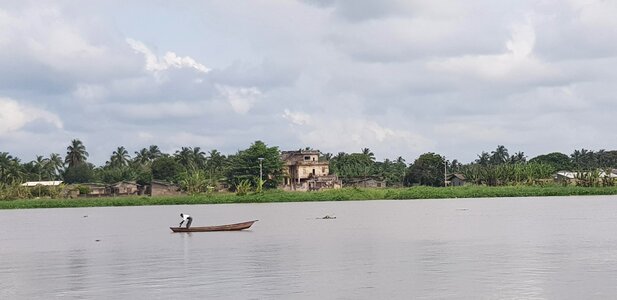 River lake landscape photo