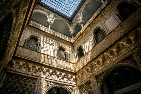 Inside the Cathedral of Seville, Spain photo