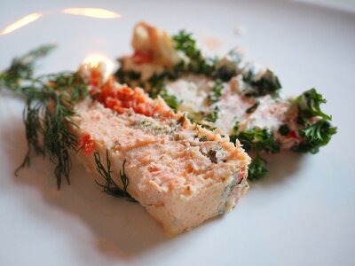 Meal fish gastronomy