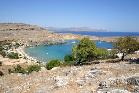 Rhodes cove greece photo