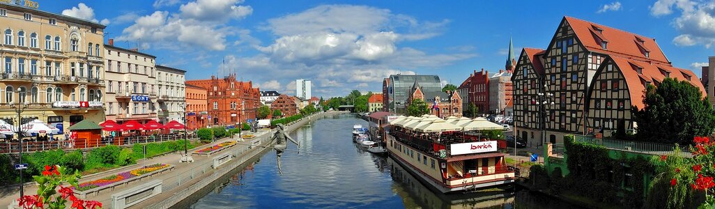 View of Brda from the bridge Staromiejski photo