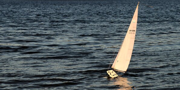 Boat daylight ocean photo