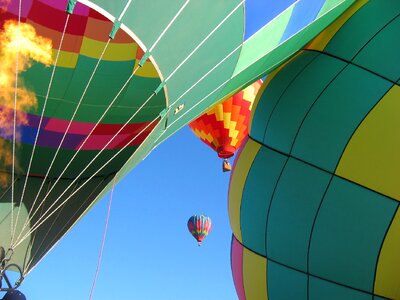 Flying floating sky