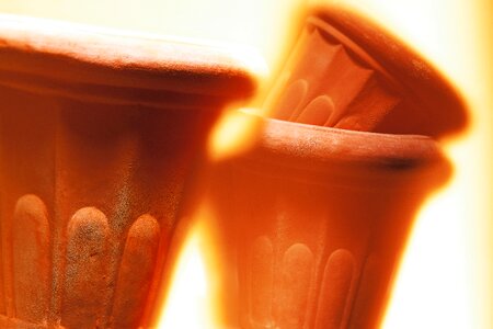 Fired clay unglazed ceramic products