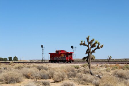 Locomotives transportation tracks photo