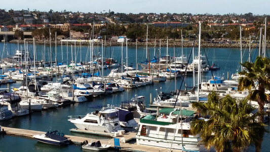 Boat Marina in San Diego, California photo