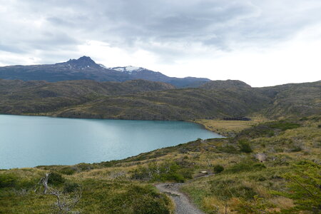 Lake Nordernskjold in Torres del Paine National Park in Patagonia