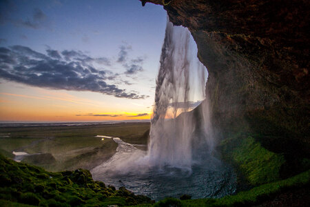 Beautiful and Scenic Waterfall Landscape photo