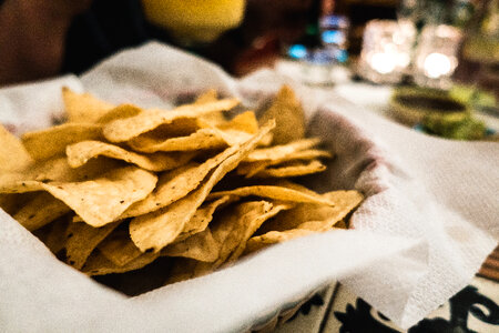 Nachos close up photo