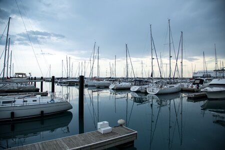 Harbor yacht boats photo