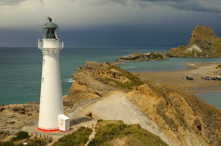 Landscape Lighthouse New Zealand photo