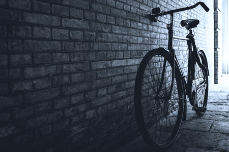 Bicycle in City photo