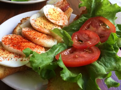 Tomato lettuce food photo