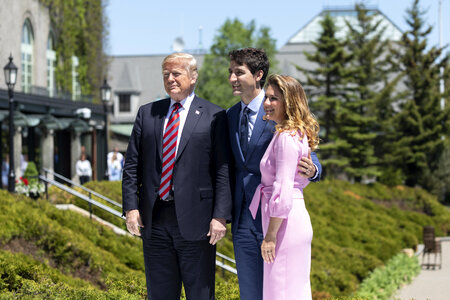 President Trump Trip to the G7 Summit photo