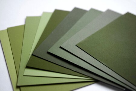 Carton green paper