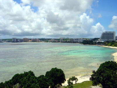 City Towers on the coastline in Guam photo