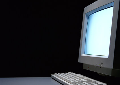 Desktop Computer close up photo