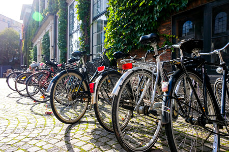 Bicycle Parking at Kunsthal Charlottenborg, Copenhagen photo