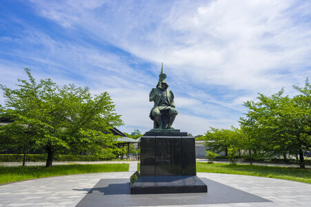 1 Bronze statue of Kiyomasa Kato photo