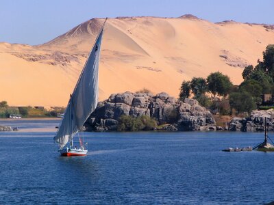 Desert egypt ship