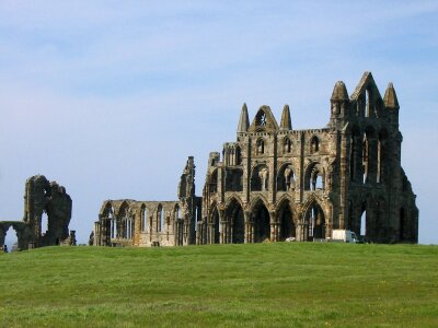 Ruins yorkshire england photo