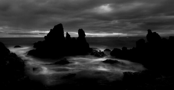 Seaside At Dark photo